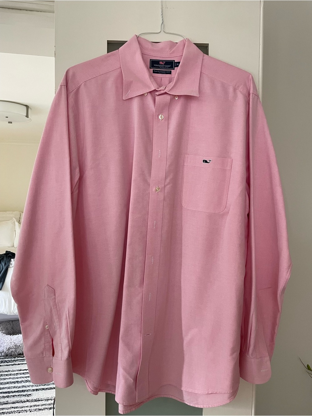Vineyard Vines Pink Long-Sleeve Button-Down Shirt
